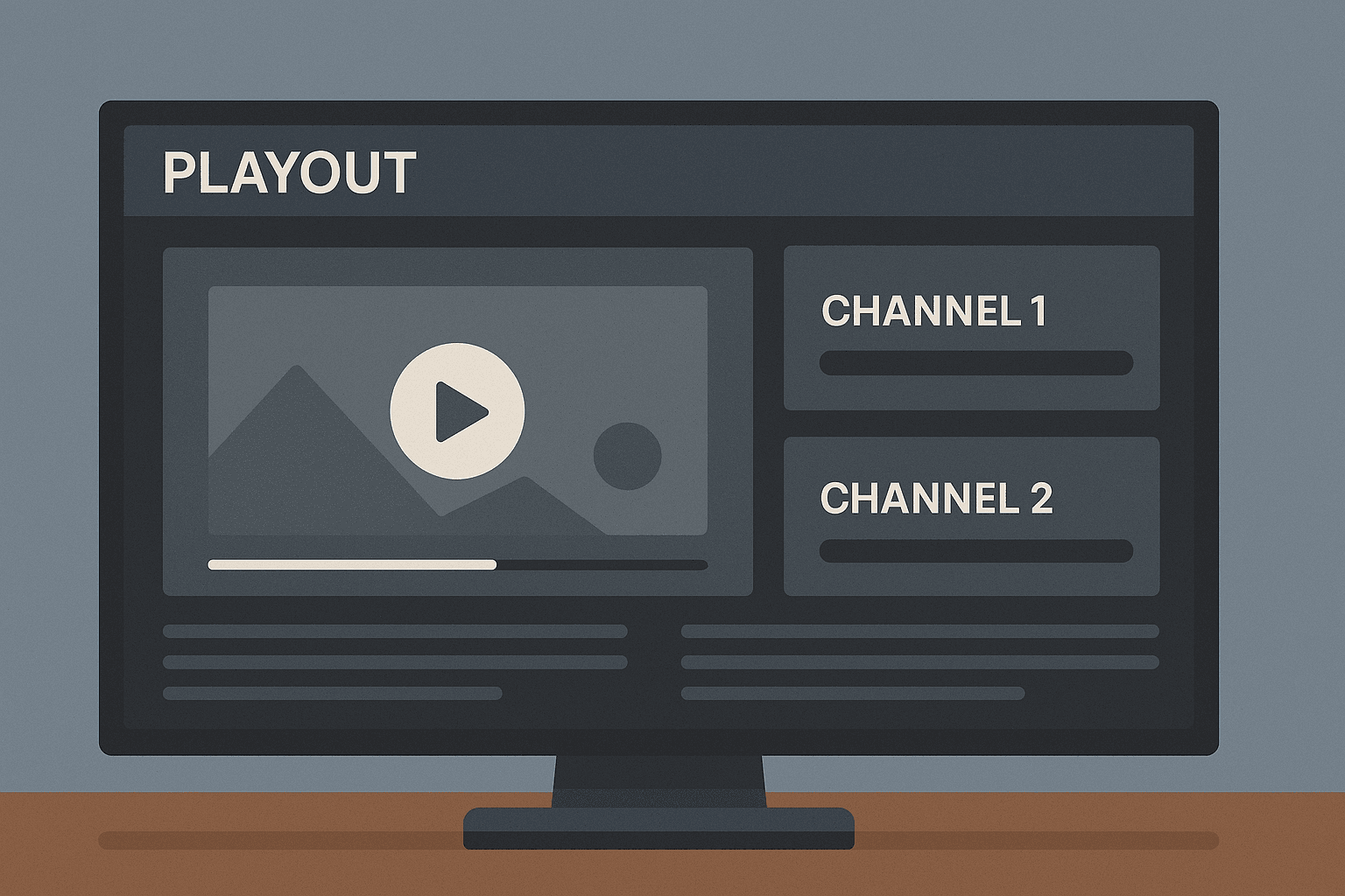 Playout app screenshot